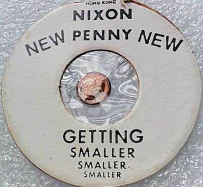Rare Vintage Nixon Penny - Historical Collectible Coin, Nixon