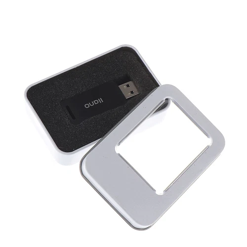 Tinplate U Disk Small Square Box Badge Gift Metal Packaging Box U Disk Large