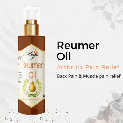 Reumer Oil -Essential oil for Muscle, Back, Arthritis Pain Relief Therapy 100 ml
