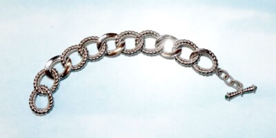 アクセサリー Vintage Silver Toggle Chain Bracelet 925 TIFFANY & CO / STERLING SILVER 925 CIRCLE TOGGLE LOCK