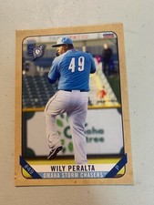 2018 Wily Peralta Card Omaha Storm Chasers Team Card
