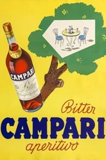 Vintage Bitter Campari Print Advertising Poster Poster Poster