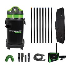 Guttersucker Junior Gutter Cleaning Vacuum & Inspection Camera - 8 Pole Package.