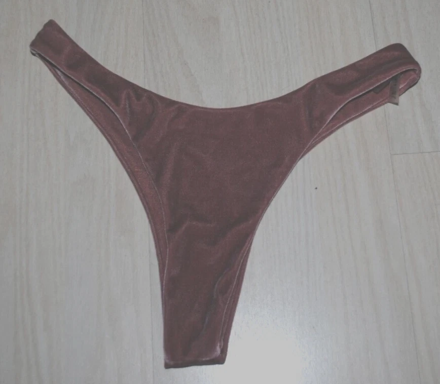 ZAFUL женщин девочек 3 изделия бикини низ размер 4 бархата нейлона и ребристый стили - Изображение 2 из 4