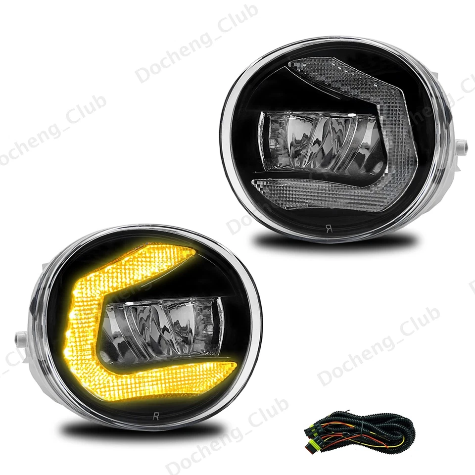Faros antiniebla LED + DRL para Toyota RAV4 2004-2005 06-09 4Runner 05-07 Avalon Foto 4 de 4