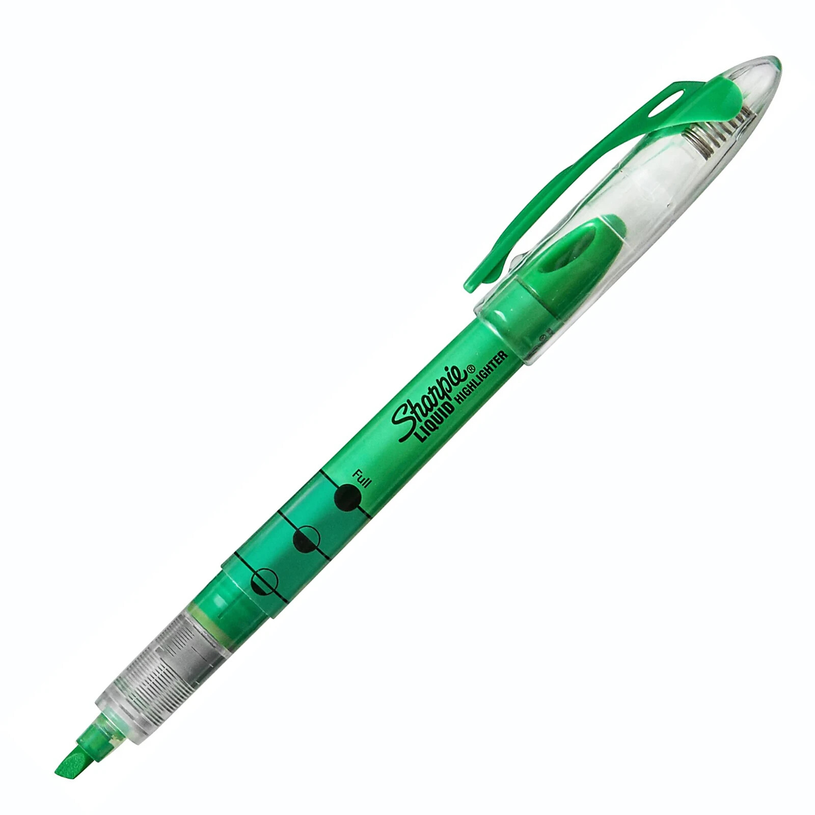 6 Count Sharpie Accent Liquid Highlighter, Chisel, Fluorescent Green