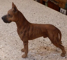 LARGE Andrea by Sadek Porcelain Dog Puppy Figurine 7733 - EXCELLENT 6.5" X 7"