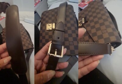 For Louis Vuitton Vachetta Leather Strap Replacement Strap Keepall