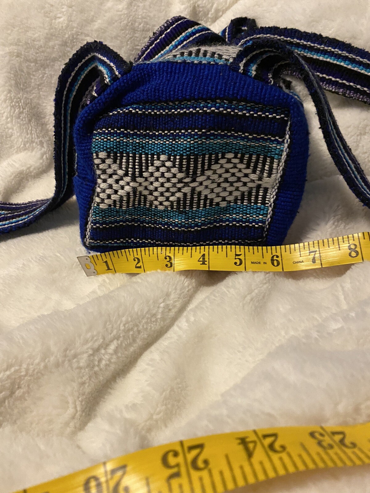Embroidered Native multicolor Mexican   Backpack … - image 7