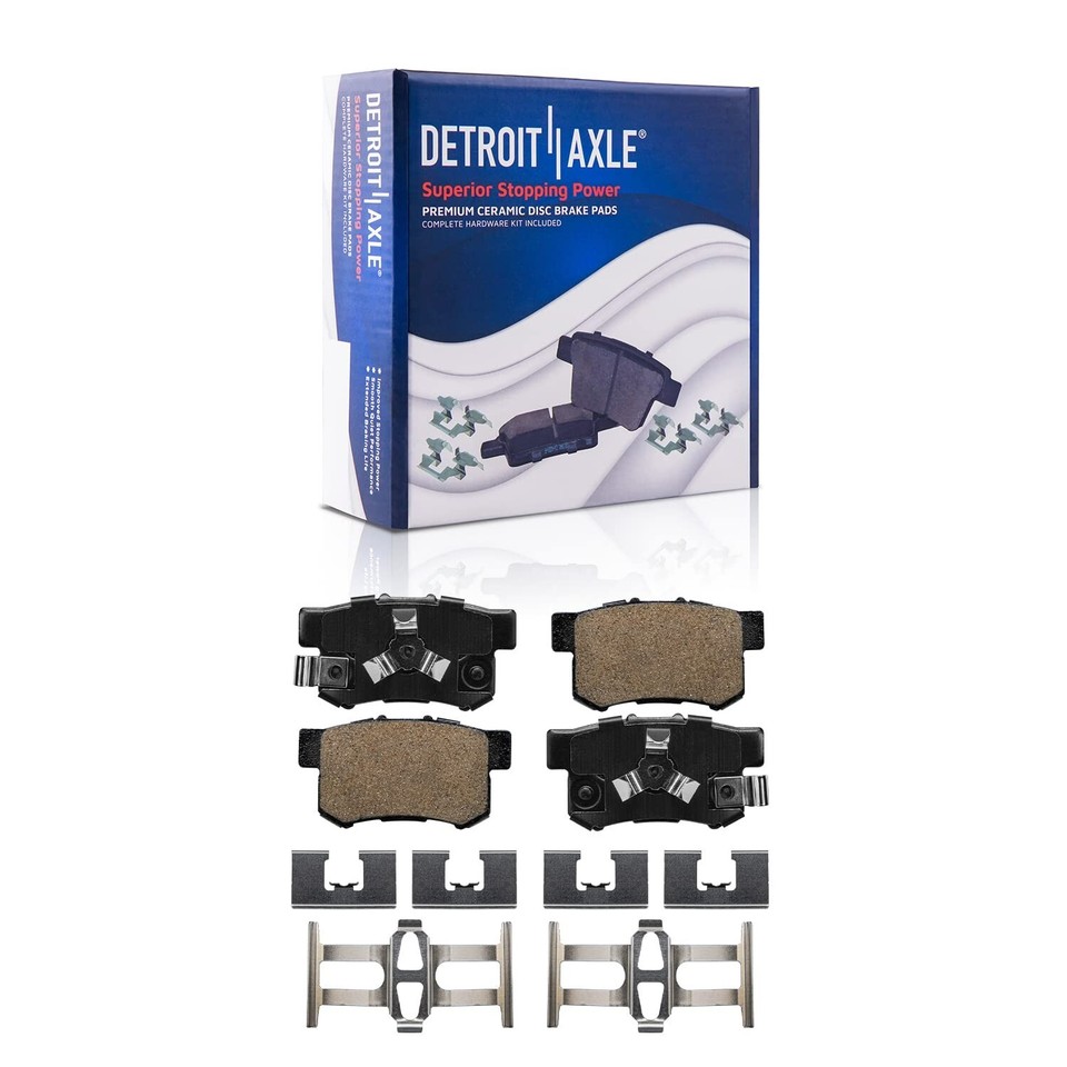 Front Rear Drilled Rotors Ceramic Brake Pads For Acura RDX