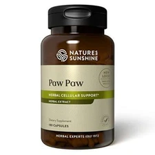Nature's Sunshine Paw Paw Cell-Reg, 180 Capsules | Contains over 50 Acetogenins