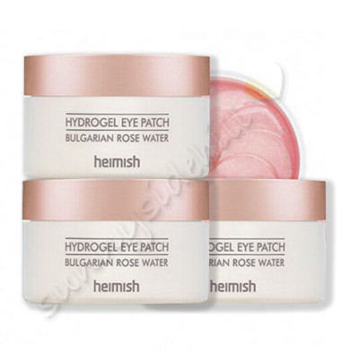 [HEIMISH] 3 PACK Bulgarian Rose Hydrogel Eye Patch 60ea Renewal US Seller