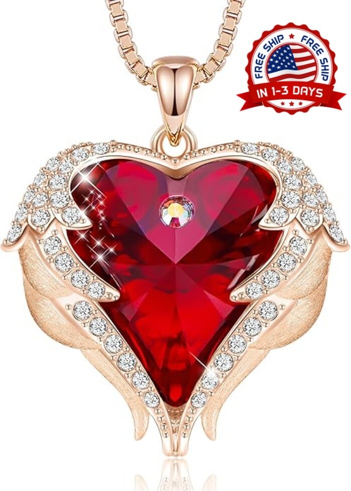 Collares con Colgante de Corazón de Amor Regalos de Joyería para Mujeres