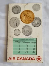 AIR CANADA CURRENCY EXCHANGE REFERENCE EXCHANGE GUIDE PAPERS BOOKLET VINTAGE