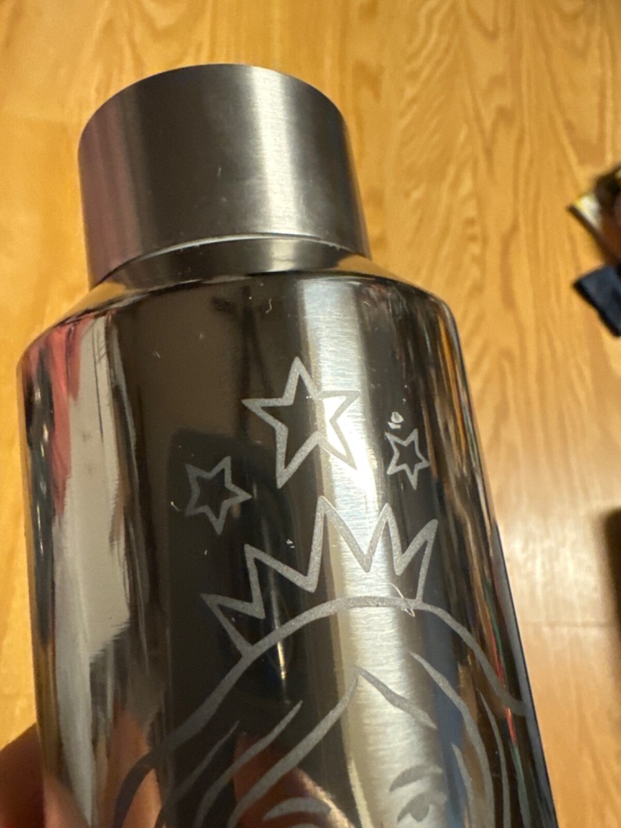 Starbucks 50th Anniversary Mermaid Silver Stainless Steel Water