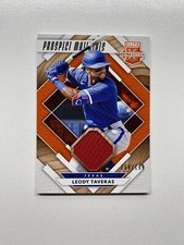 2020 Elite Extra Edition Prospect Materials Orange PM-LT Leody Taveras /199