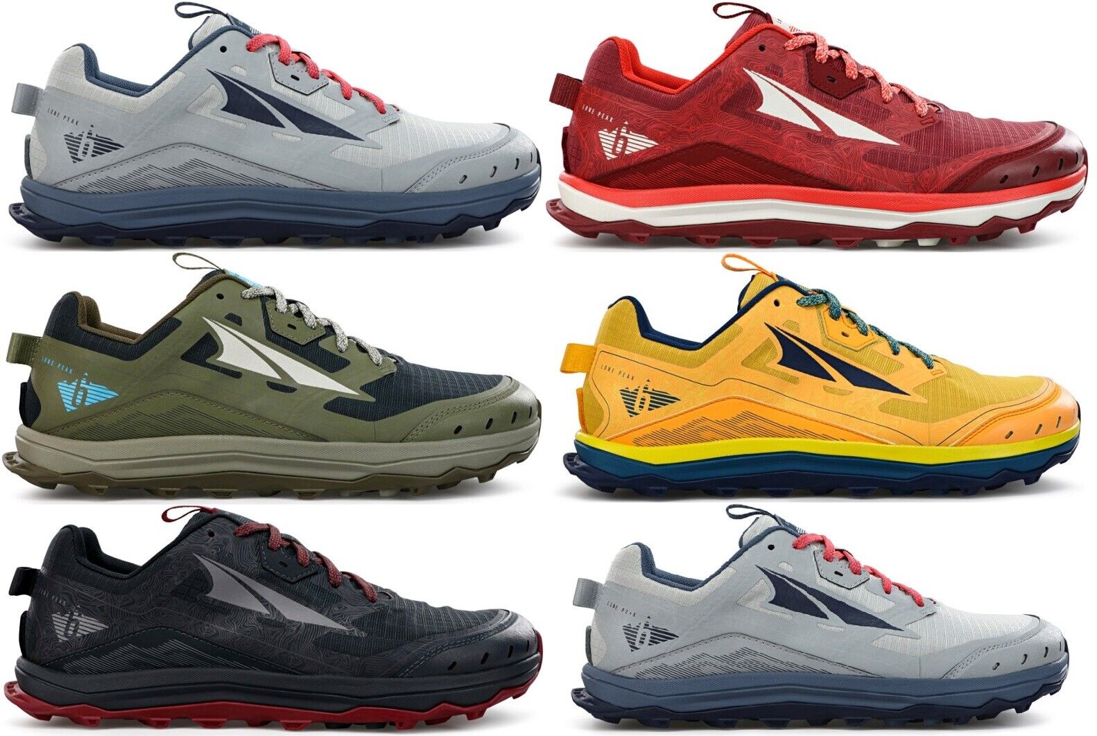 NEW! Altra LONE PEAK 6 COLORS Sizes TRAIL RUNNING Shoes Men's