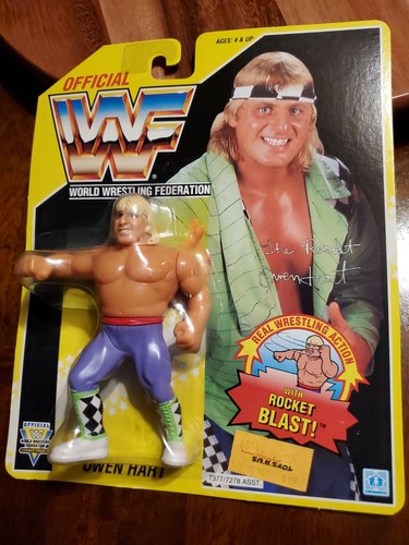1993 - Series 7 - Yellow Card - Hasbro - WWF Owen ...