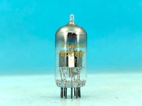 1 x ECC88 TESLA TUBE TESTED 6DJ8 CV5358 M3624 Double Triode 1970y - 第 1/2 張圖片