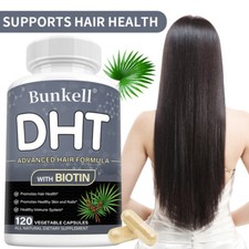 DHT Blocker with Biotin and Saw Palmetto Extract - Prevents Hair Loss in Men