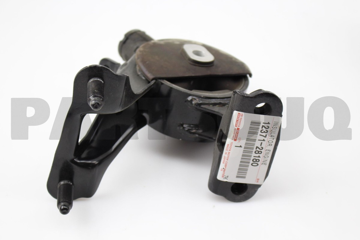 1237128180 Genuine Toyota INSULATOR, ENGINE MOUNTING, REAR 12371