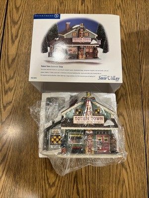 Department 56 Original Snow Village Totem Town Souvenir Shop 55053 Flawed
