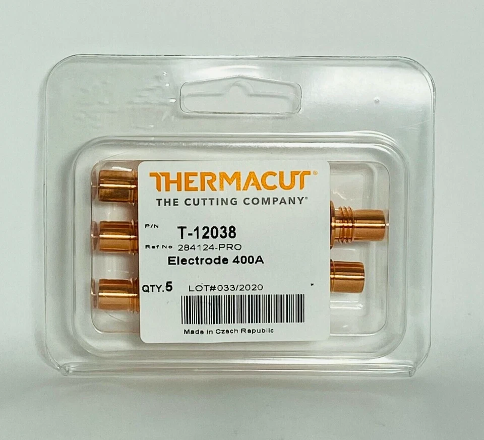 LOTE 5 ELECTRODOS TTHERMACURT T-12038 400A Foto 2 de 4