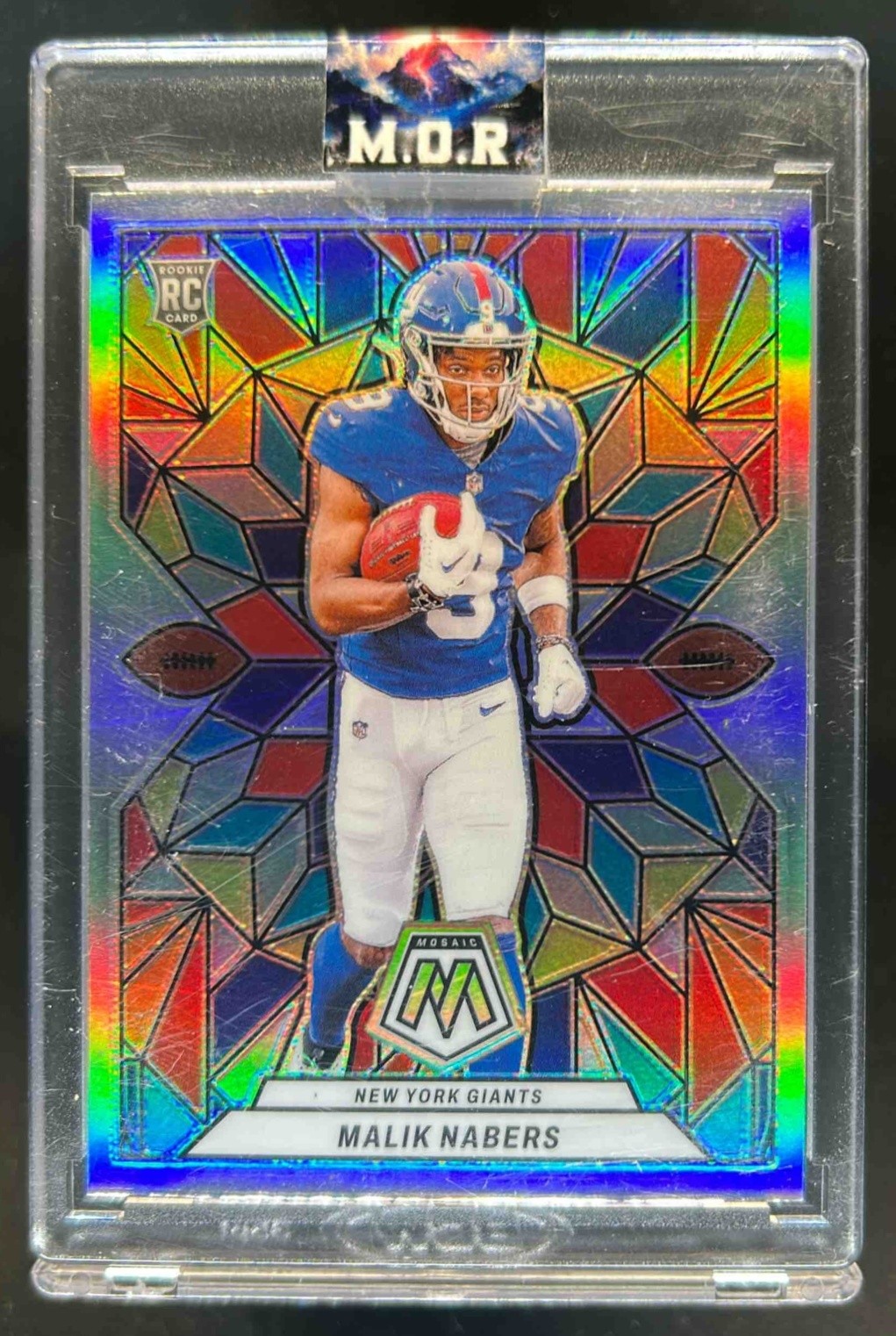 2024 Mosaic Malik Nabers Stained Glass RC Rookie #SG-21 Giants