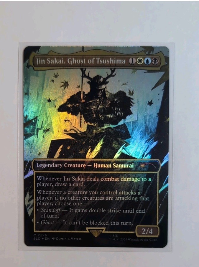 マジック：ザ・ギャザリング Jin Sakai, Ghost of Tsushima foil Jin Sakai, Ghost of Tsushima 2226 FOIL (NM) - MTG Secret Lair(Same