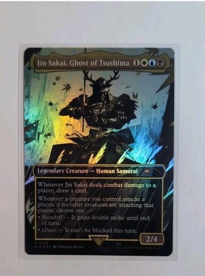 Jin Sakai, Ghost of Tsushima 2226 FOIL (NM) - MTG Secret Lair(Same