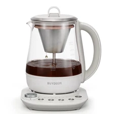 K156 Tea Maker, Electric Kettle for Coffee and Tea Brewer, 6 Brew Strength Se...