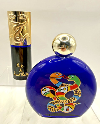 Vtg Niki de Saint Phalle Eau de Toilette Spray & Lait Satine Perfume Body Lotion