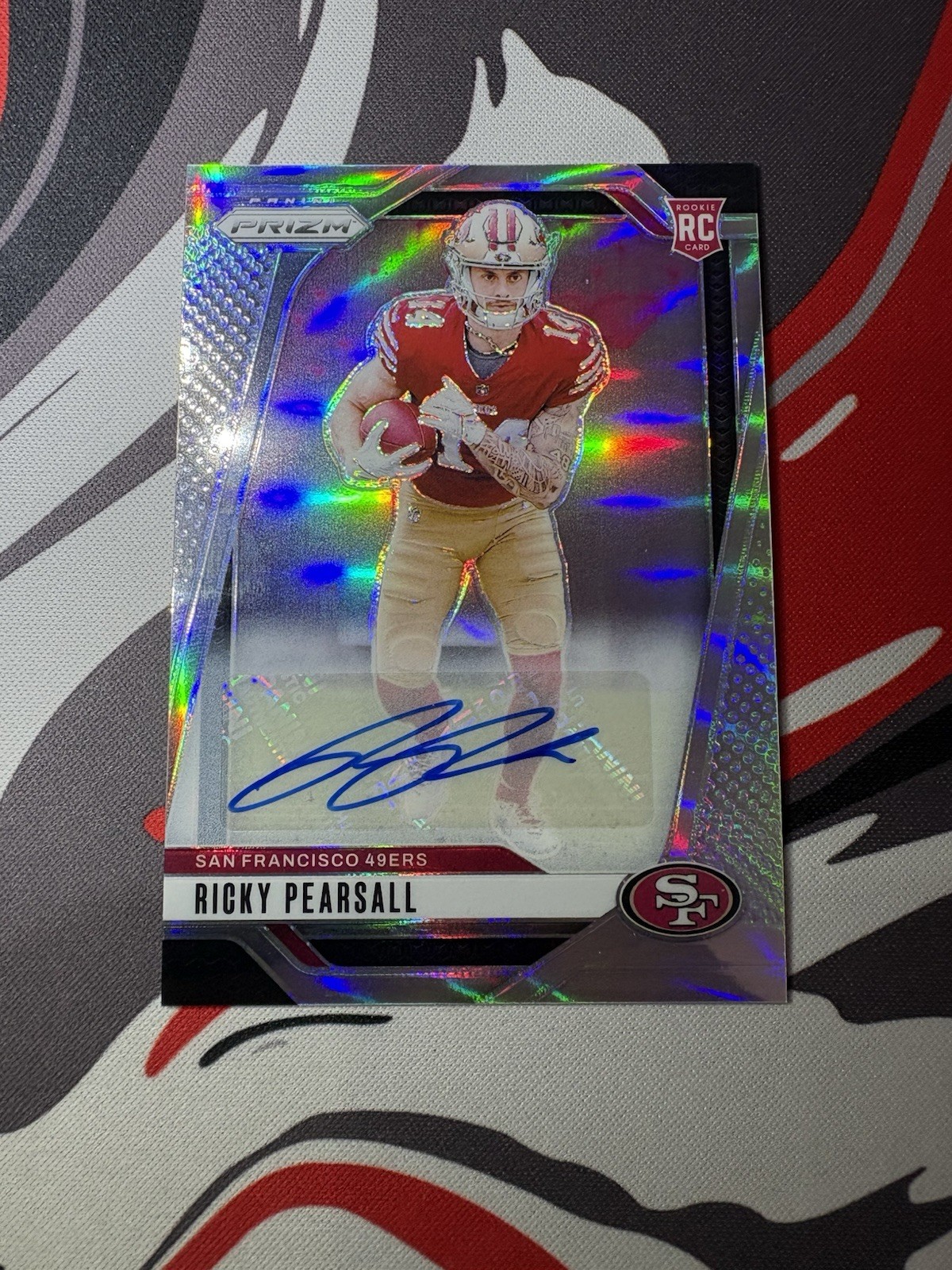 2024 Panini Prizm - Rookies Ricky Pearsall #383 Silver Prizm Autographs (AU, RC)