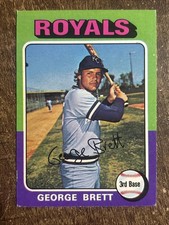 1975 Topps #228 MINI George Brett RC Kansas City Royals  ROOKIE CARD 