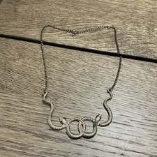 Vintage Snake Necklace, Antique Look, Steampunk, Gothic Edwardian