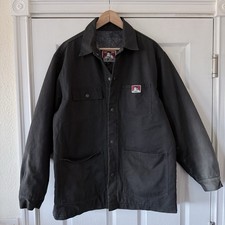 Vintage Ben Davis Faded Chore Coat Blanket Lined L Fits XL MADE IN USA