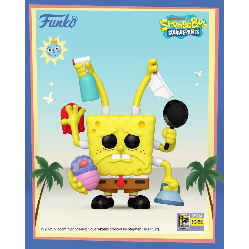 Funko Pop Premium 2025 SDCC Comic Con Exclusive #2001 SpongeBob