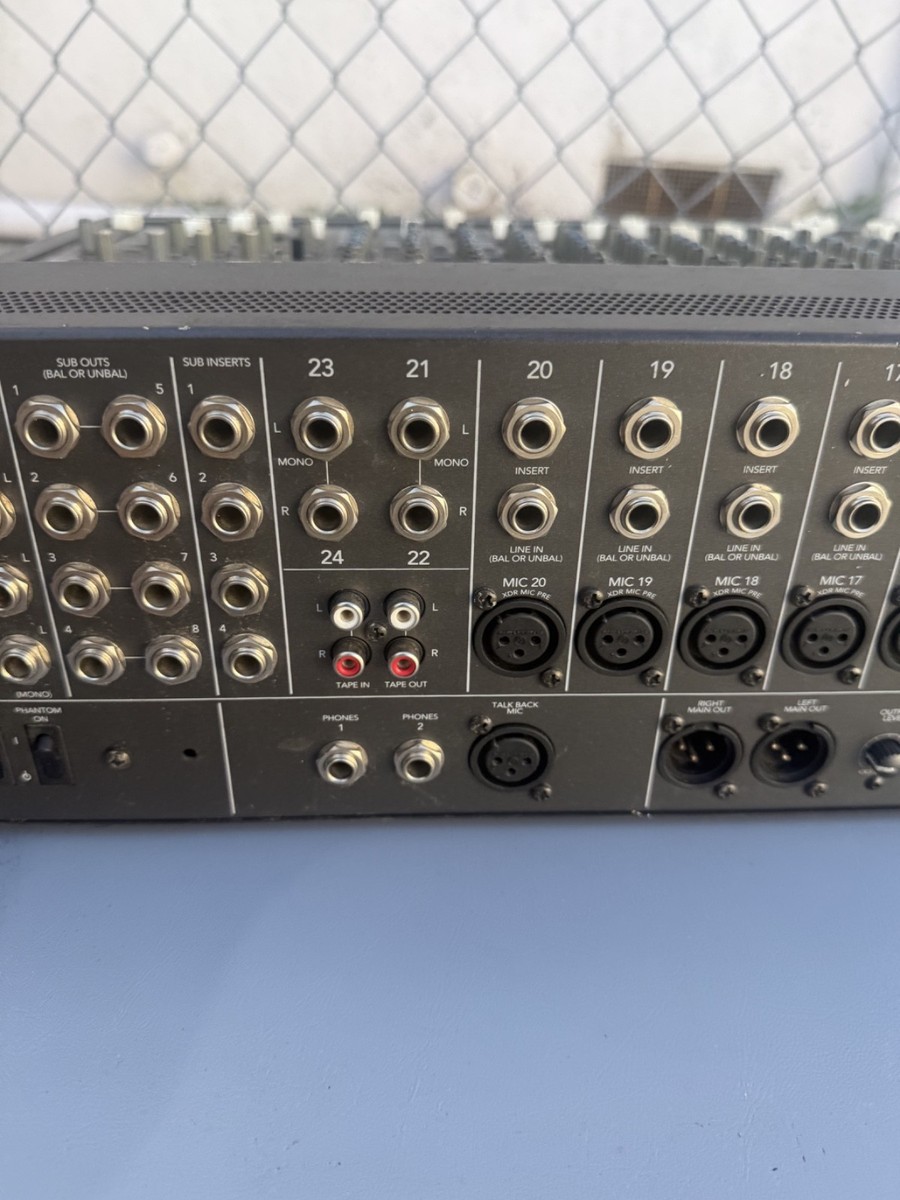 Mackie SR 24-4 VLZ-Pro 24-Channel 4 Bus Pro Audio Mixing Board | eBay