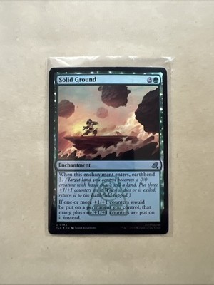 MTG Solid Ground TLE 0142 U NM FOIL