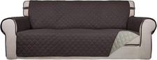 PureFit Reversible Quilted Sofa Cover, Water Resistant Slipcover Furniture Pr...