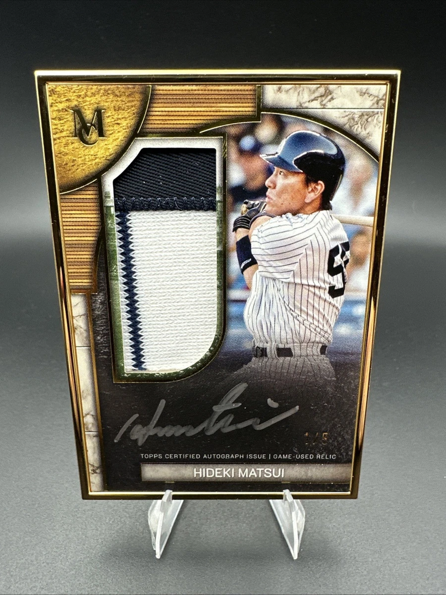松井秀喜运动单张集换卡亲笔签名棒球| eBay