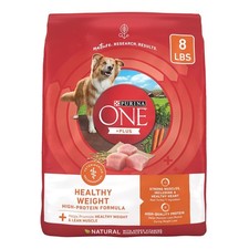 Purina ONE Plus Healthy Weight High-Protein Dry Dog Food 8 lb Bag New 73