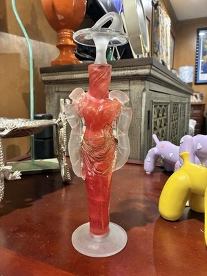 MCM Elena Graure Manta Red Art Glass