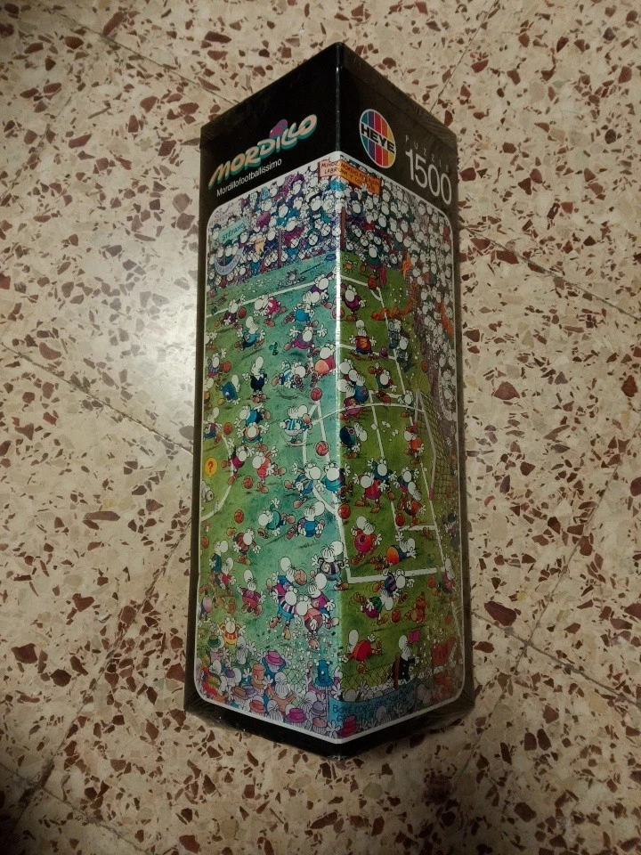HEYE MORDILLO 1981 MORDILLOFOOTBALLISSIMO Puzzle 1500 pezzi Vintage Nuovo - Immagine 3 di 4