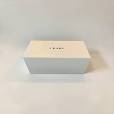New Authentic Prada Large White Glasses Case Trinket Box Jewelry Box