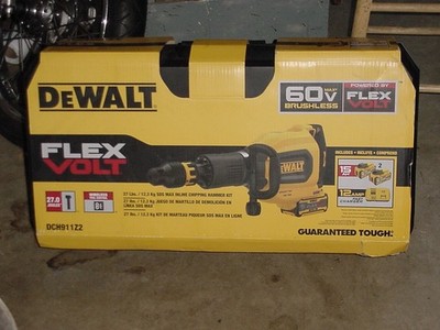 DeWalt DCH911Z2 60V SDS MAX Inline Chipping Hammer Kit -Brand New