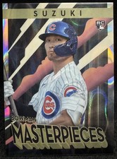 2022 Bowman’s Best Seiya Suzuki RC Bowman Masterpieces Lava Refractor 39/50 BM-7