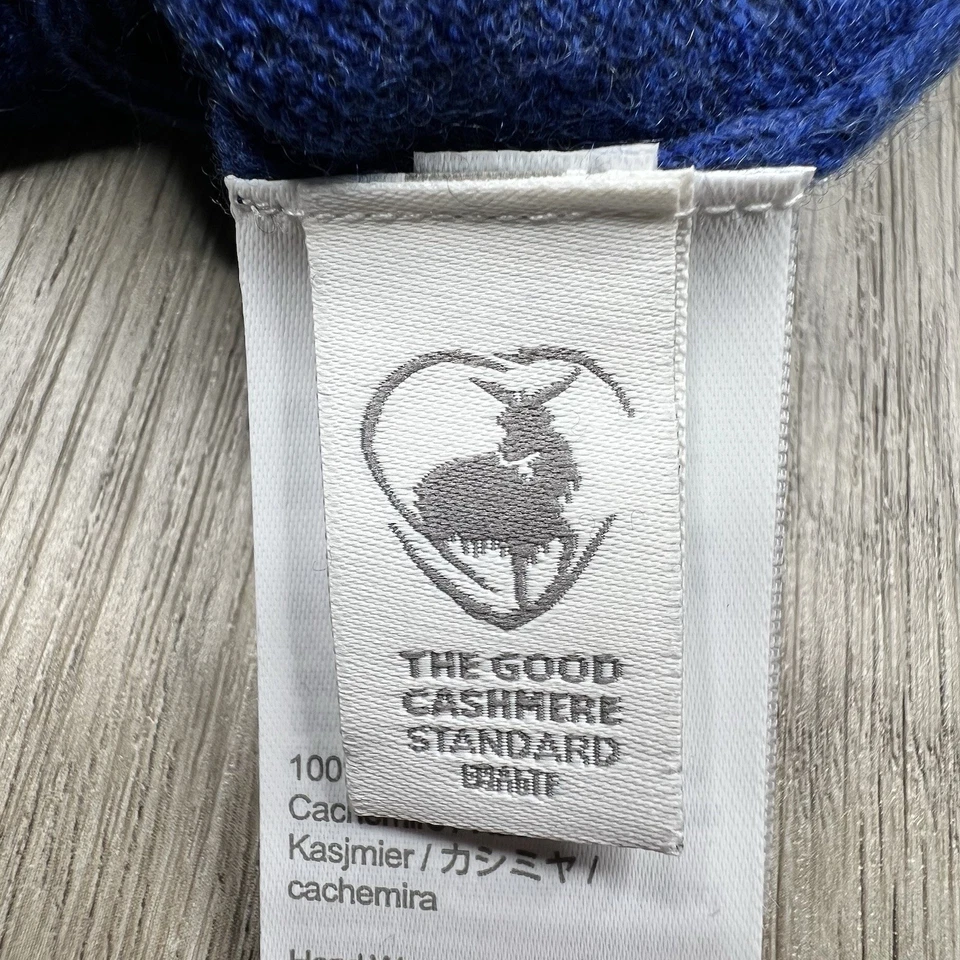 J Crew Cashmere Crewneck Sweater Men’s Size XL Xtra Large Blue NWT - Image 4 of 4