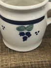 2 White Ceramic 12oz Mugs w/ Blueberry Design VTG 1978 Signed Under Handles — photo 7