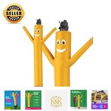 Wacky Waving Inflatable Tube Man Attachment - 7ft Yellow Promotional Guy